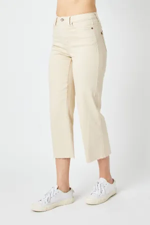 Ecru JB Cropped Jeans