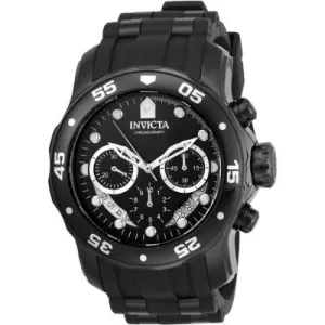 Invicta 48mm Pro Diver Scuba Chronograph Polyurethane Strap Watch 21930
