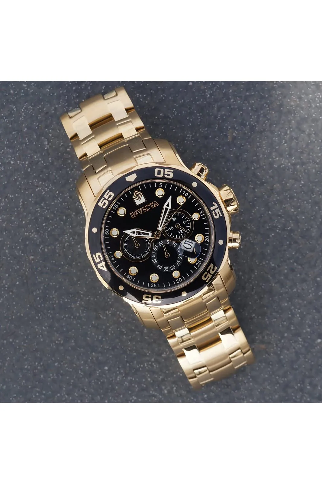 Invicta Analog Black Dial Men's Watch-0072