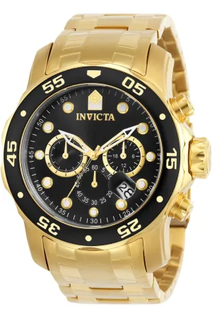 Invicta Analog Black Dial Men's Watch-0072