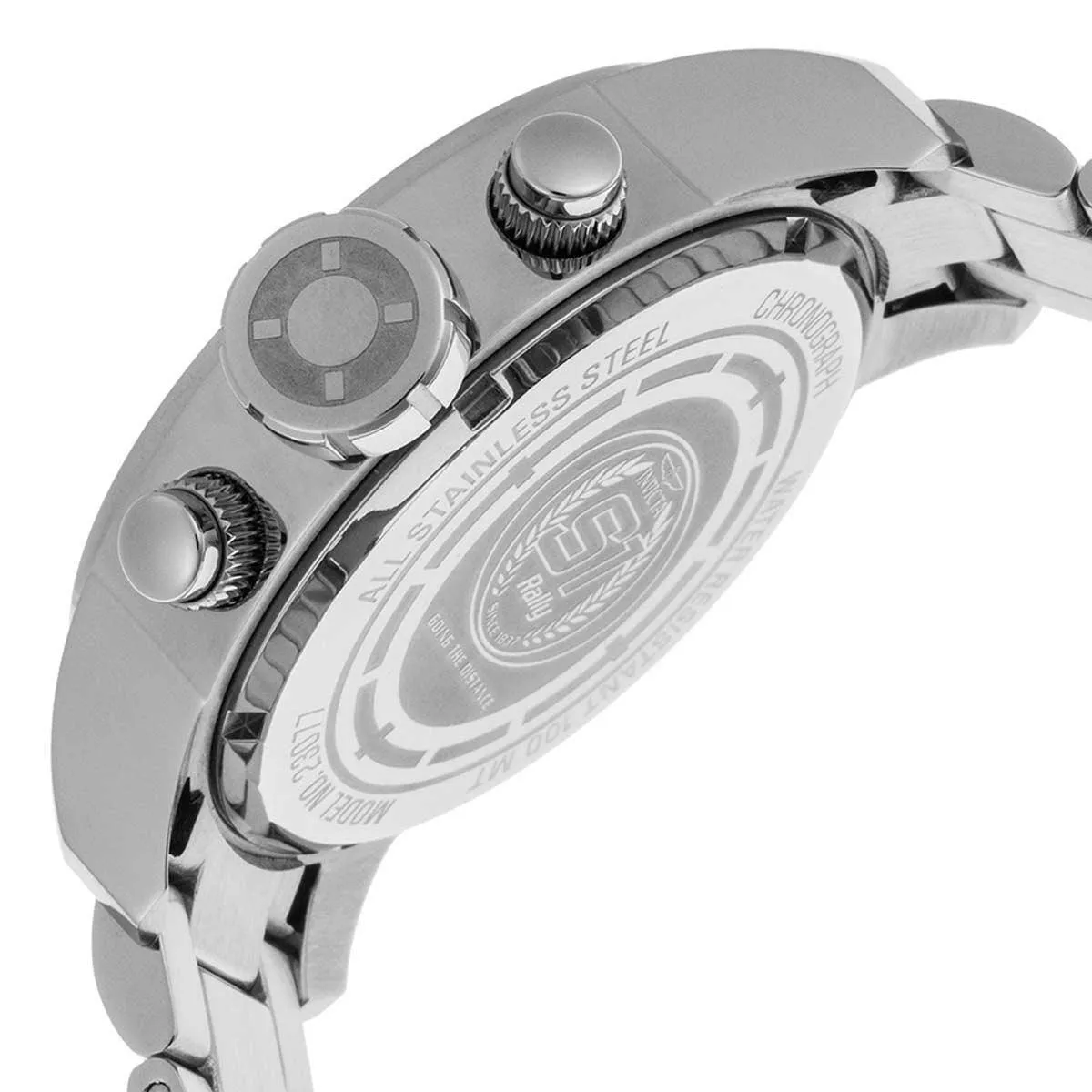 Invicta Men's Chronograph Stainless Steel Watch - S1 Rally Quartz Beige Dial | 23077