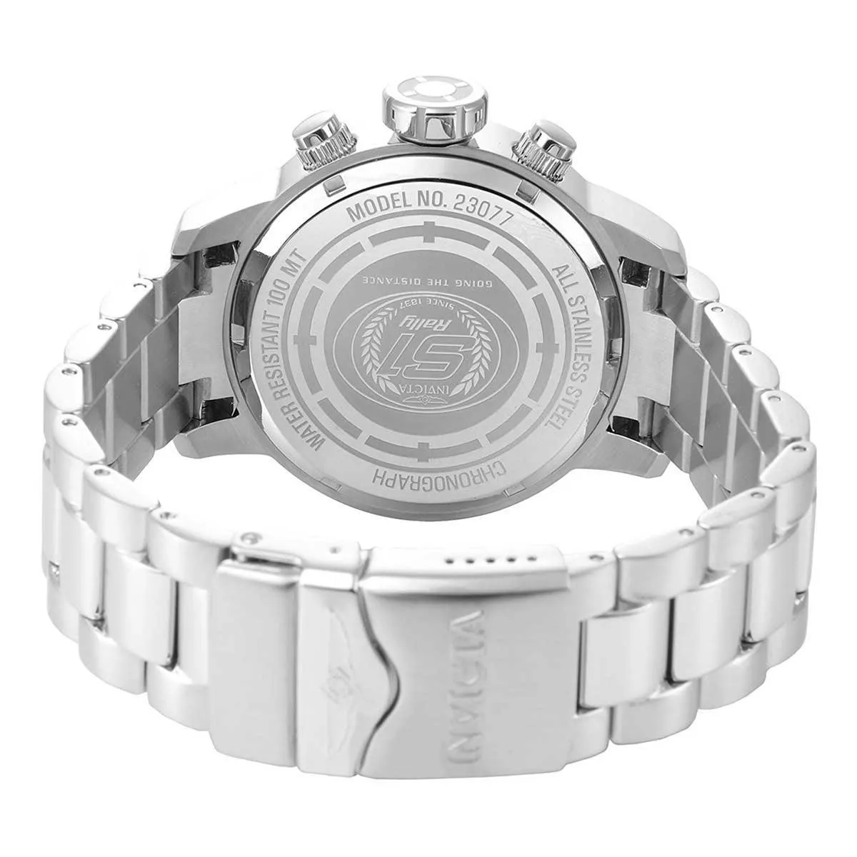 Invicta Men's Chronograph Stainless Steel Watch - S1 Rally Quartz Beige Dial | 23077