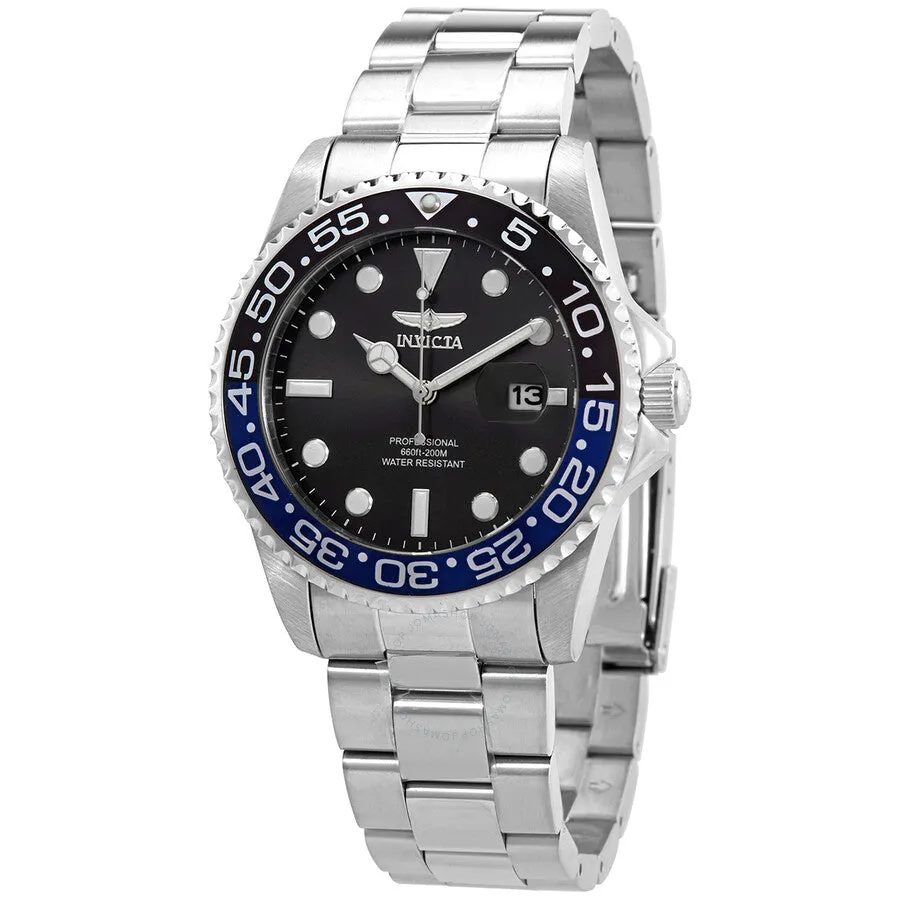 Invicta Pro Diver Black Dial Batman Bezel Men's Watch