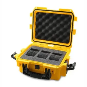 Invicta Three-Slot Yellow Durable Plastic Watch Case DC3YEL